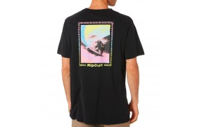 RIP CURL Glitch - Black - T-shirt - back