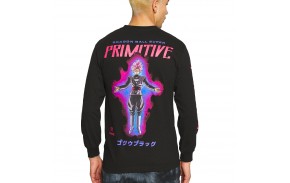PRIMITIVE  Goku - Pink/Black - Long sleeve t-shirt - back
