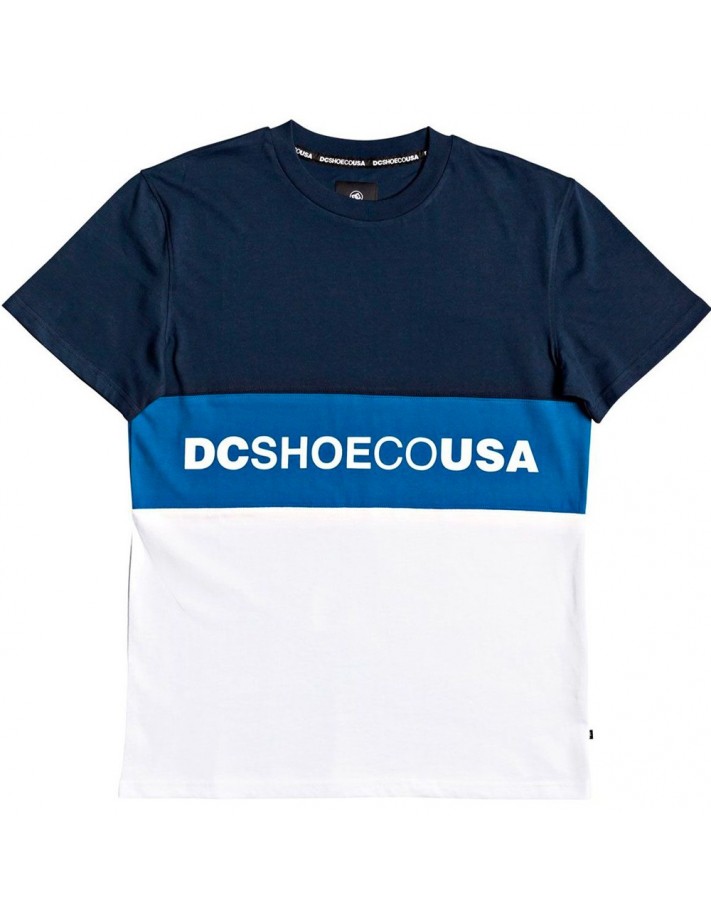 DC SHOES Glen End - Bleu - T-shirt