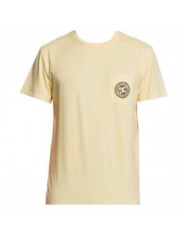 DC SHOES Basic - Yellow - T-shirt front view