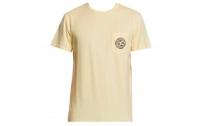 DC SHOES Basic - Yellow - T-shirt front view