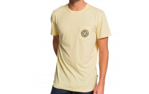 DC SHOES Basic - Jaune - T-shirt vu porté