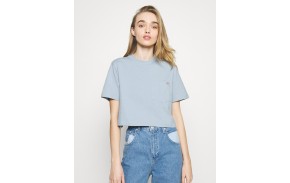 DICKIES Porterdale - Fog Blue - T-shirt Femmes - Vue avant