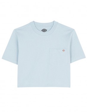 DICKIES Porterdale - Fog Blue - T-shirt Femmes