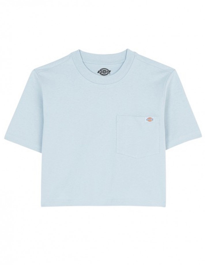 DICKIES Porterdale - Fog Blue - T-shirt Femmes