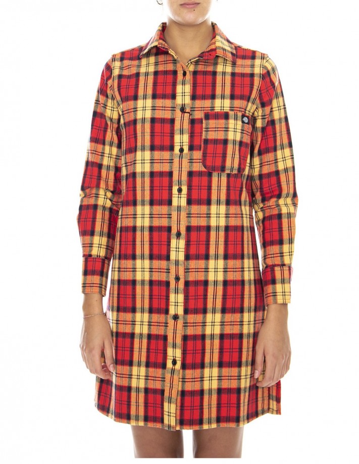 DICKIES New Iberia Dress - Red - Robe