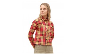 DICKIES New Iberia Shirt - Red - Women Shirt - Global view