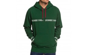 DC SHOES Middlegate - Vert - Sweat à capuche vu porté