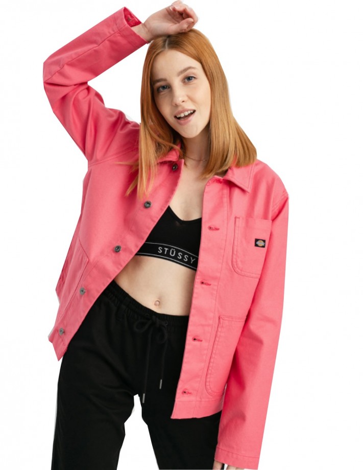 DICKIES Toccoa Jacket - Pink - Veste Femmes - Vue avant