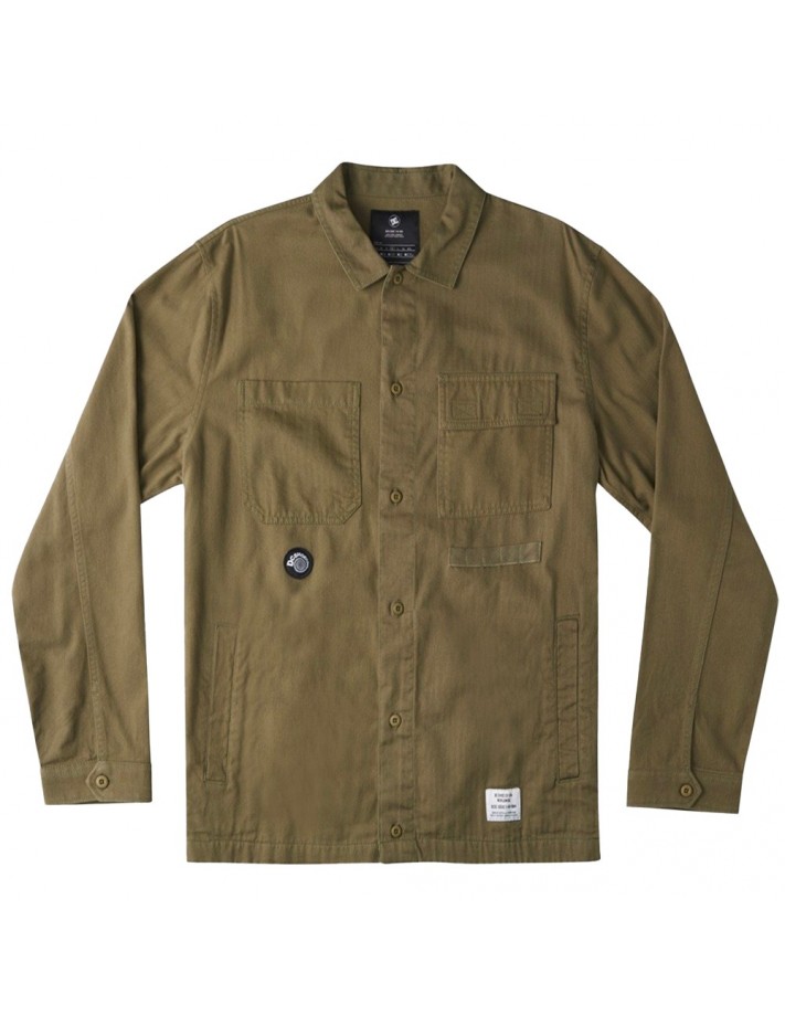 DC SHOES Jungle - Kaki - Shirt face