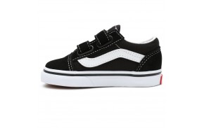 VANS Old Skool - Black/True White - Chaussures de skate Bébé