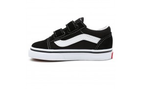 VANS Old Skool V - Black/True White - Baby Skate shoes