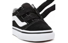 VANS Old Skool - Black/True White - Chaussures de skate Bébé