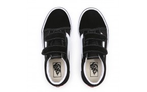VANS Old Skool - Black/True White - Chaussures de skate Enfants