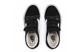 VANS Old Skool V - Black/True White - Kids Skate shoes