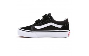 VANS Old Skool - Black/True White - Chaussures de skate Enfants