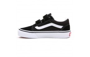 VANS Old Skool V - Black/True White - Kids Skate shoes