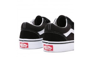 VANS Old Skool - Black/True White - Chaussures de skate Enfants
