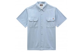 DICKIES Wolverton - Bleu - Chemise à manches courtes face