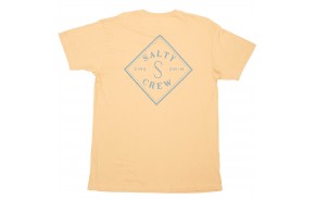 SALTY CREW Tippet Refuge - Camel - T-shirt dos