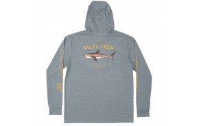 SALTY CREW Bruce Tech - Bleu - T-shirt à manches longues