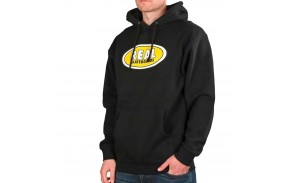 REAL Oval - Black - Hoodie