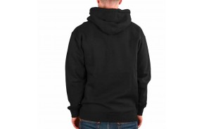 REAL - Oval - Noir - Sweat à capuche arrière