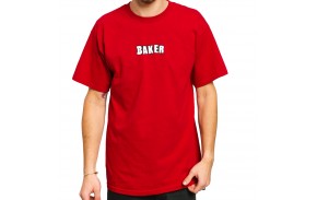 BAKER - Brand logo - Cardinal - T-shirt de face