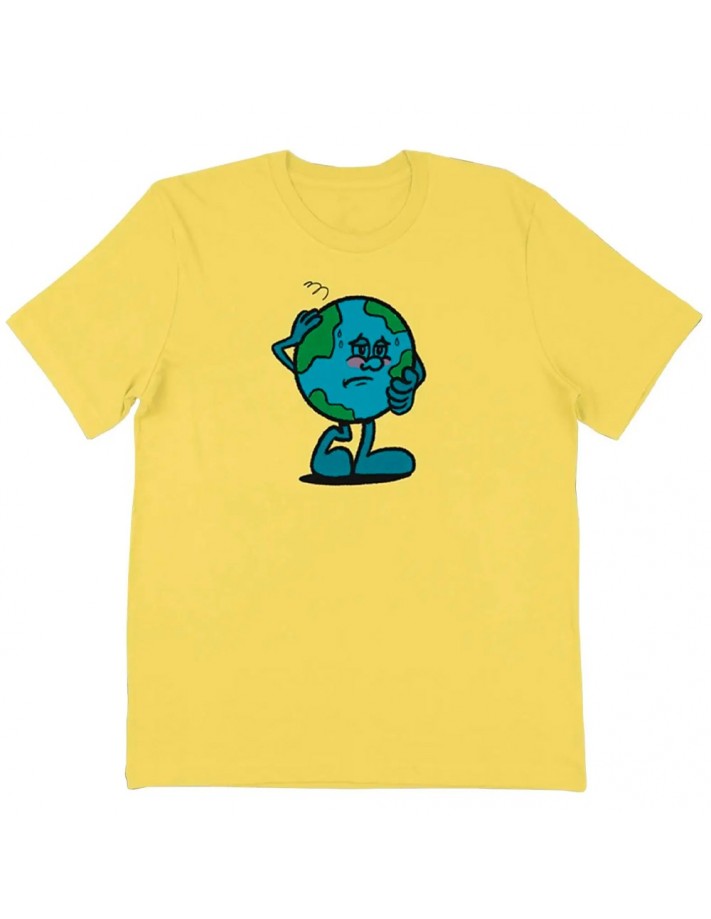 PIZZA Climate - Jaune - T-shirt