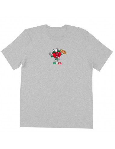 PIZZA  Tomate Chef - Gris - T-shirt