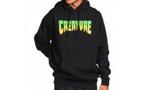 CREATURE Logo - Noir - Sweat à capuche