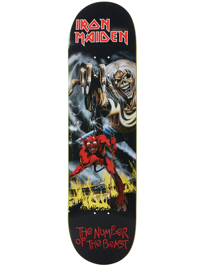 ZERO Iron Maiden Number Of The Beast 8.0 " - Skateboard Deck