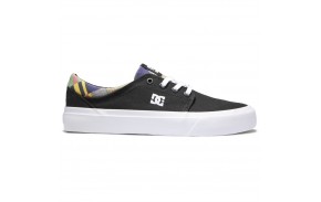 DC SHOES Trase - Noir - Chaussures de skateboard de profil