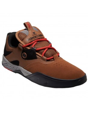 DC SHOES Kalis - Bronw/Red/Black - Chaussures de skate