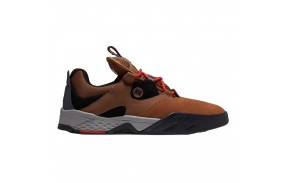 DC SHOES Kalis - Brown/Red/Black - Chaussures de skate profil 1