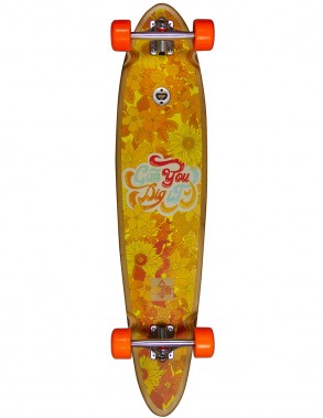 DUSTERS Dig It 40" Bamboo Orange - Longboard