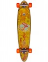DUSTERS Dig It 40" Bamboe Sinaasappel - Wit Longboard