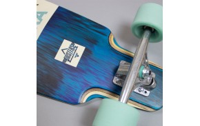 DUSTERS Cobra 38" Teal Off White - Longboard - Zoom