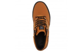 DC SHOES Kalis Vulct - Wheat/Black - Chaussures de skate vue de haut