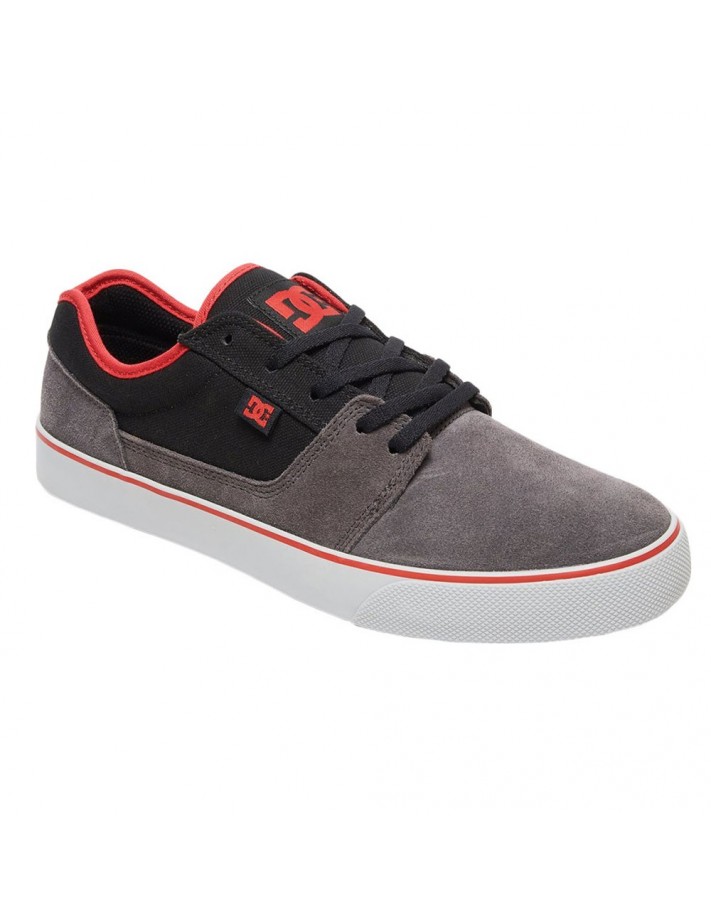 DC SHOES Tonik - Grey/Red/Black - Chaussures de skateboard