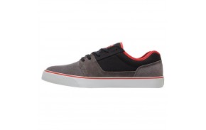 DC SHOES Tonik - Grey/Red/Black - Chaussures de skateboard vue de profil