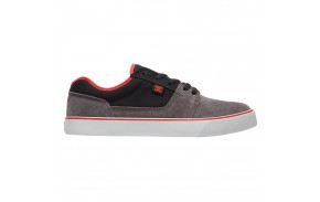 DC SHOES Tonik - Grey/Red/Black - Chaussures de skateboard vue de profil