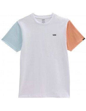 VANS Left Chest Colorblock - White - T-shirt vue de face