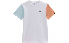 VANS Left Chest Colorblock - White - T-shirt devant