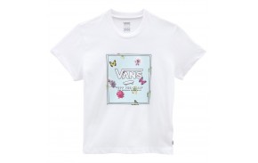 VANS Boxy Butter - Blanc - T-shirt avant