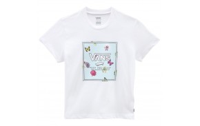 VANS Boxy Butter - Blanc - T-shirt avant