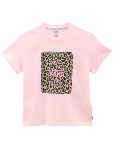 VANS Jewel Leopard - Rose - T-shirt avant