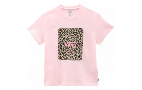 VANS Jewel Leopard - Pink - T-shirt front view