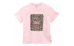 VANS Jewel Leopard - Pink - T-shirt front view