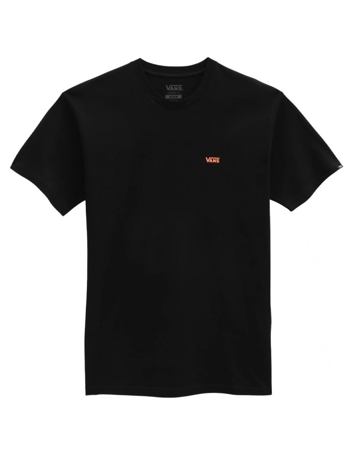 VANS Left Chest Logo - Black/Orange - T-shirt